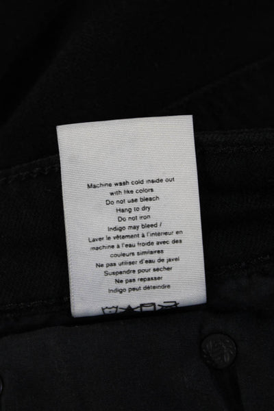 Rag & Bone Women Skinny Ankle High Rise Black Jeans Size 27