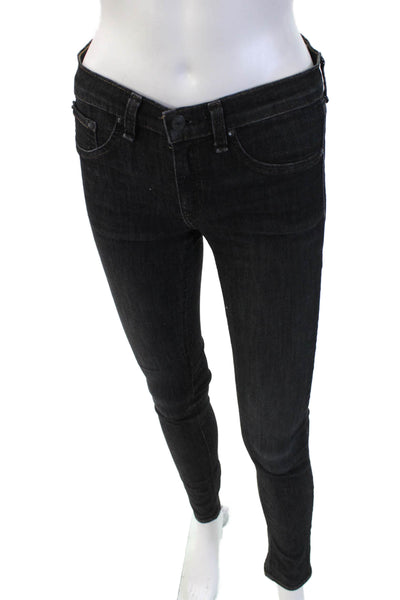 Rag & Bone Jean Women Skinny Black Jeans Size 27