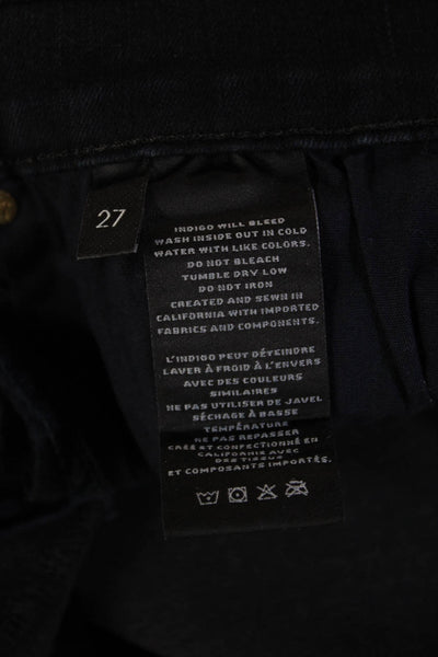 J Brand Womens Skinny Ankle Black High Rise Jeans Size 27