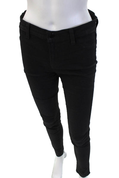 J Brand Womens High Rise Black Jeggings 30 Inseam Size 27