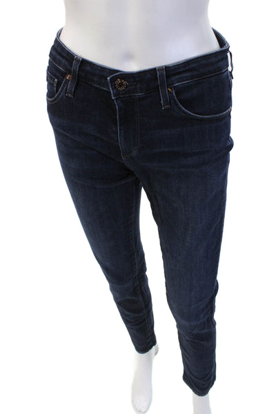 AG Adriano Goldschmied Women Skinny Jeans Dark Blue High Rise Size 27