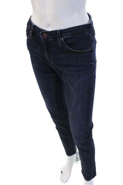 AG Adriano Goldschmied Women Skinny Jeans Dark Blue High Rise Size 27