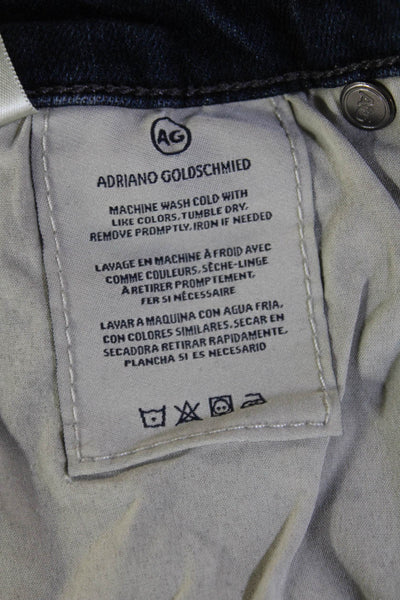 AG Adriano Goldschmied Women Skinny Jeans Dark Blue High Rise Size 27