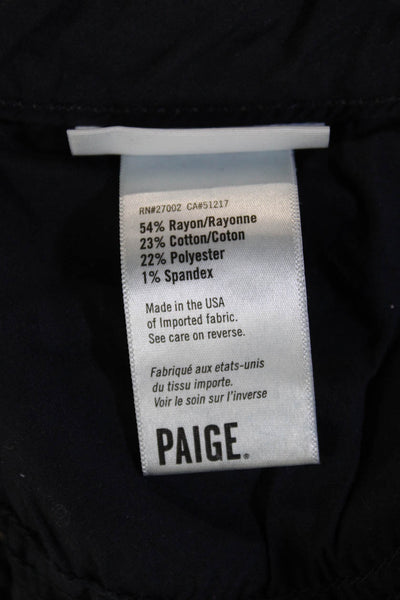 Paige Women Skinny Jegging Jeans Dark Blue High Rise Inseam 30 Size 27