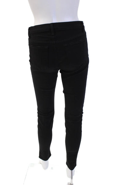 J Brand Womens Skinny Ankle Jeans Black High Rise Cotton Blend Size 26