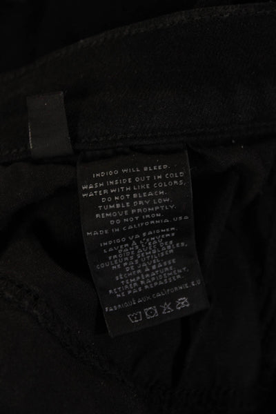J Brand Womens Skinny Ankle Jeans Black High Rise Cotton Blend Size 26