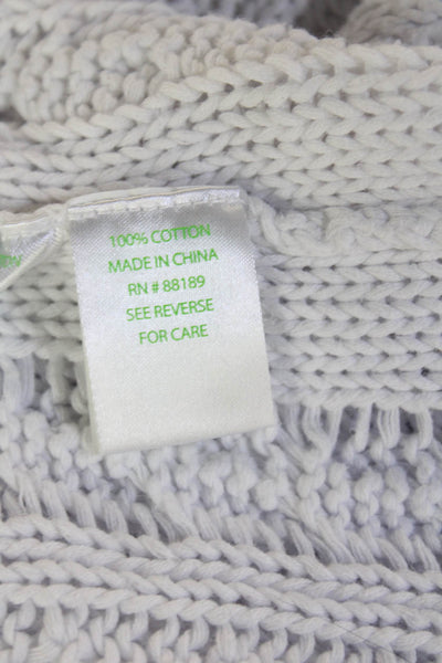 Lilly Pulitzer Unisex Cardigan White 100% Cotton Long Sleeve Size XS