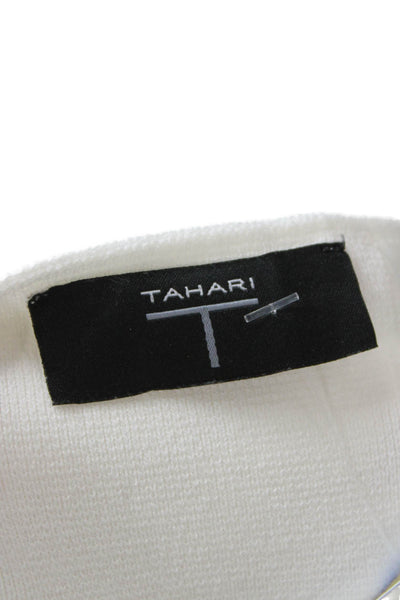 Tahari Women Camisole Square Neck Sleeveless White Petite Size S