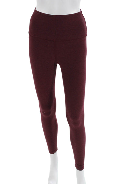 Beyond Yoga Women Ankle Leggings Red Size S