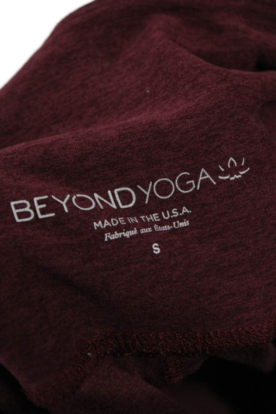 Beyond Yoga Women Ankle Leggings Red Size S