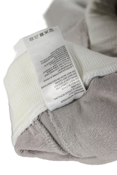 Blanc Noir Unisex Gray Joggers Drawstring Cotton Spandex Size S