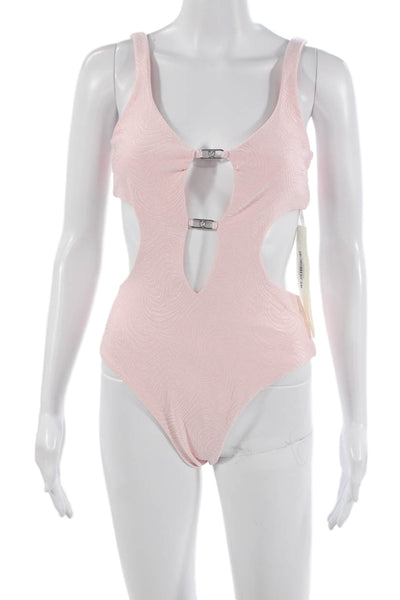 Devon Windsor Women Pink One Piece Swimwear Beach Size M