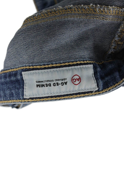 AG Adriano Goldschmied Women Ankle Skinny Dark Blue Jeans Size 27