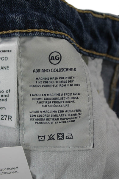 AG Adriano Goldschmied Women Ankle Skinny Dark Blue Jeans Size 27