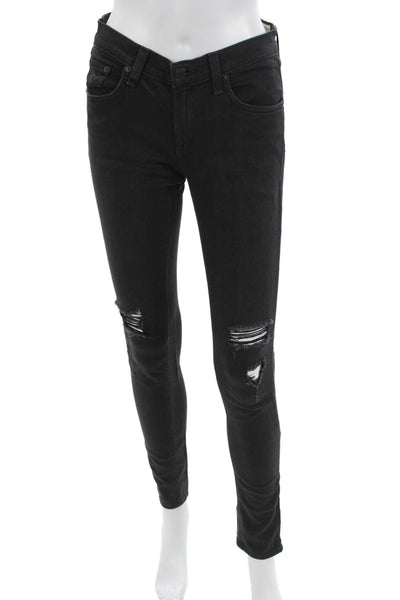 Rag & Bone Jean Women Skinny Jeans Black Size 26