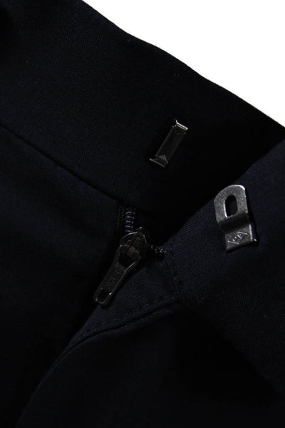 Brooks Brothers Mens Ankle Dress Pants Dark Blue Nylon Classic Size 34