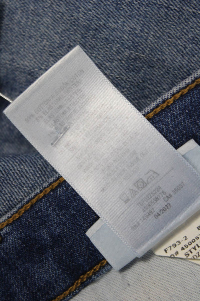Joes Womens Cropped Ankle Dark Blue Jeans Mid Rise Button Fly Size 26