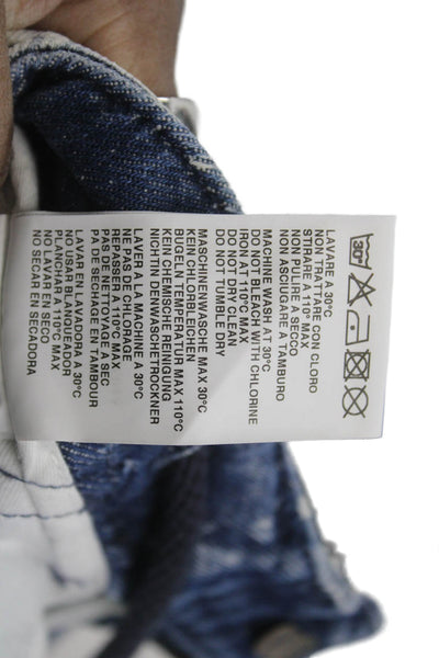 Dark Park Unisex Cargo Pants White 70% Cotton 30% Nylon Size 27