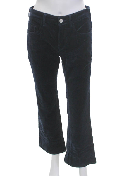 Pilcro Anthropologie Womens Dark Blue Mid Rise Pants 29 Inseam Size 27