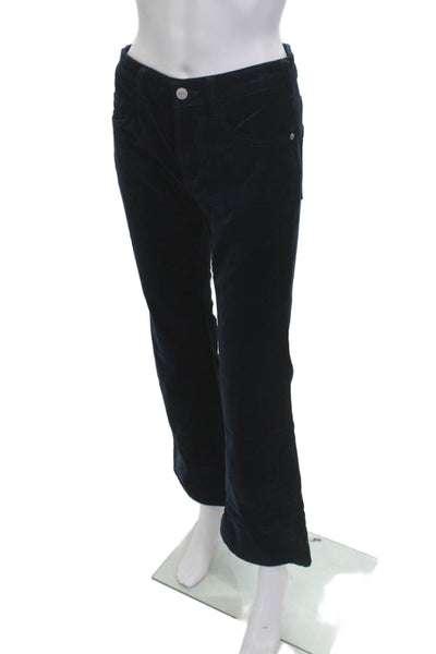 Pilcro Anthropologie Womens Dark Blue Mid Rise Pants 29 Inseam Size 27