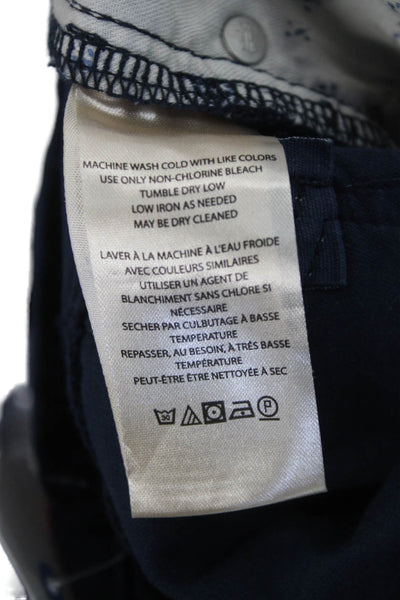 Pilcro Anthropologie Womens Dark Blue Mid Rise Pants 29 Inseam Size 27