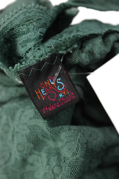 Only Hearts Womens V Neck Sleeveless Polyester Blouse Solid Size L