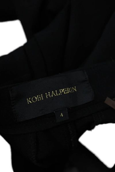 Kobi Halperin Womens Dress Pants Black Size 4
