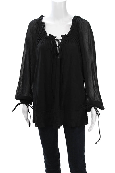 COS Womens Shift Dress Black Short Sleeve Round Neck Size M