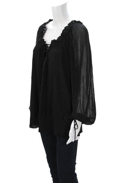COS Womens Shift Dress Black Short Sleeve Round Neck Size M