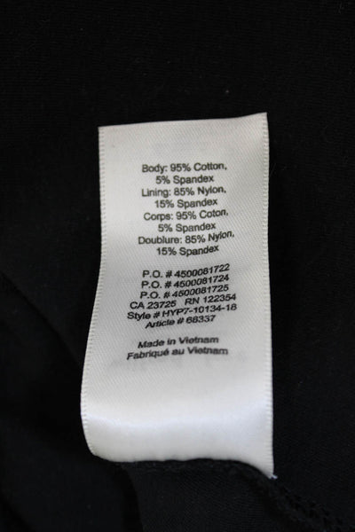 Wilfred Free Women Cropped Camisole Black Solid Cotton Blend 90s Size L