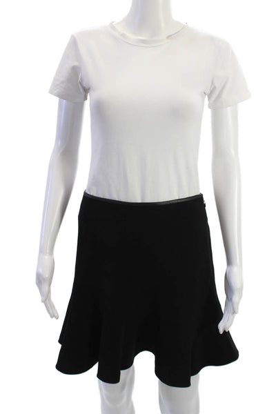 Polo Ralph Lauren Women Black A-Line Flare Mini Skirt Size 2