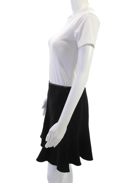 Polo Ralph Lauren Women Black A-Line Flare Mini Skirt Size 2