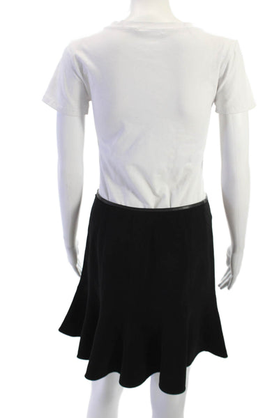 Polo Ralph Lauren Women Black A-Line Flare Mini Skirt Size 2