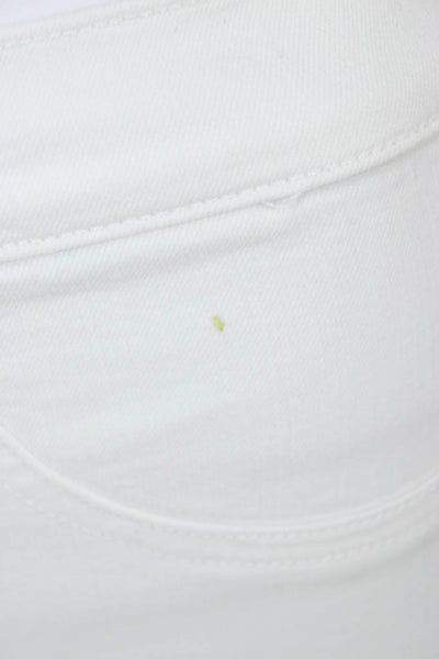 Rag & Bone Jean Womens Skinny Ankle Jeans White High Rise Size 26