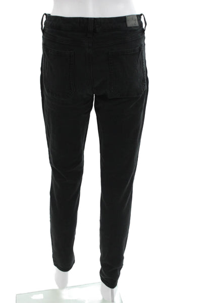 MiH Jeans Womens Ankle Jeans Black High Rise Designer Size 30