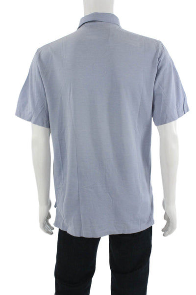 Polo Golf Ralph Lauren Mens Polo Light Blue Pima Cotton Short Sleeve Size M