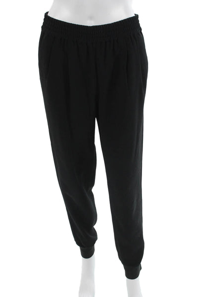 Joie Womens Black Jogger Pants 100% Polyester Inseam 30 Size S
