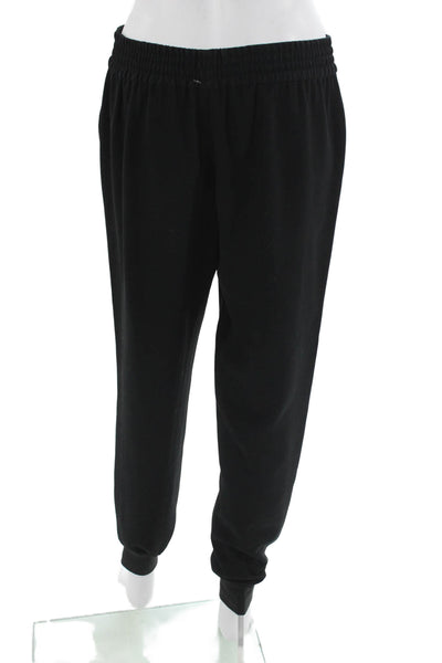 Joie Womens Black Jogger Pants 100% Polyester Inseam 30 Size S
