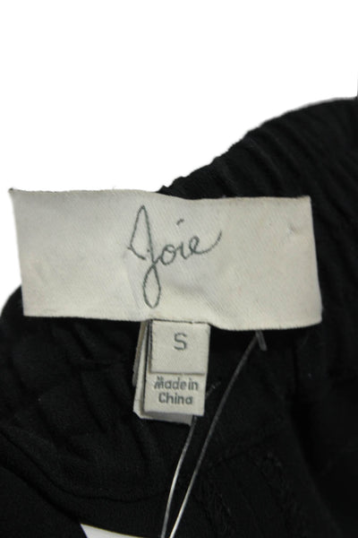 Joie Womens Black Jogger Pants 100% Polyester Inseam 30 Size S