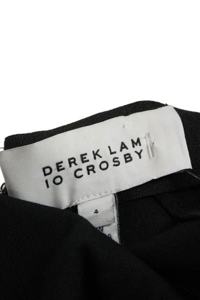 Derek Lam 10 Crosby Women Cropped Ankle Dress Pants Black Size 4