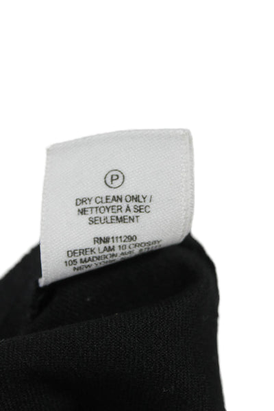 Derek Lam 10 Crosby Women Cropped Ankle Dress Pants Black Size 4