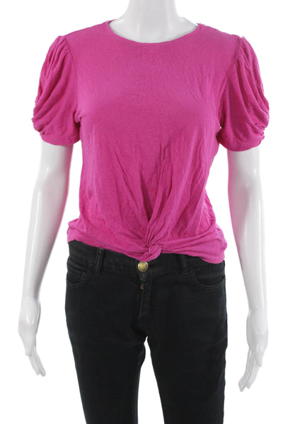 Generation Love Women Pink T-Shirt Round Neck Short Sleeve Size S