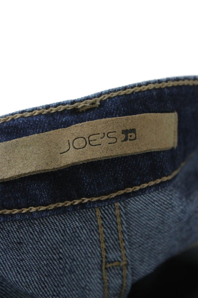 Joes Women Ankle Cropped Dark Blue Low Rise Jeans Size 26