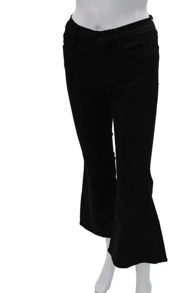 Frame Denim Women Cropped Black Jeans Size 28