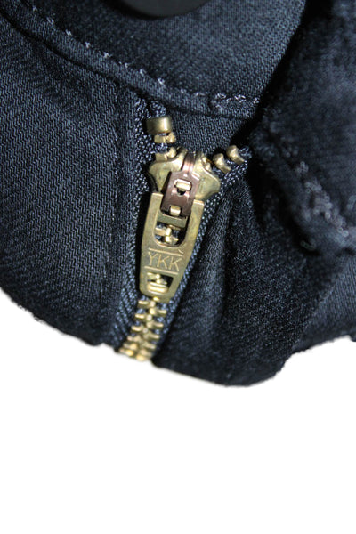 Frame Denim Women Cropped Black Jeans Size 28