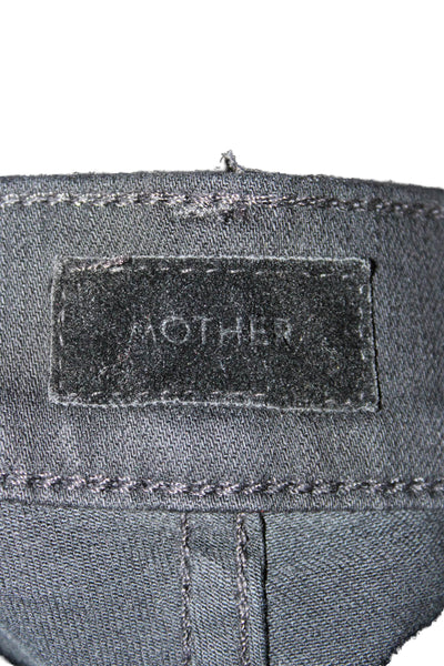 Frame Denim Women Cropped Black Jeans Size 28
