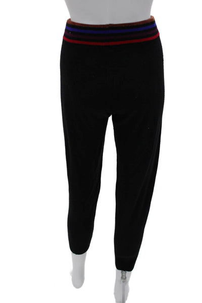 Splendid Womens Jogger Sweatpants Black Drawstring Cashmere Blend Size XS