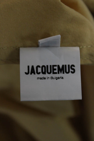 Jacquemus Womens Peasant Mini Skirt Beige Size 40