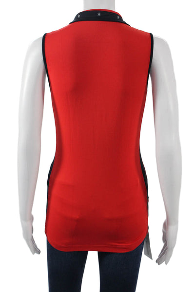 Lohla Sport Women Red V Neck Sleeveless Tank Size XS