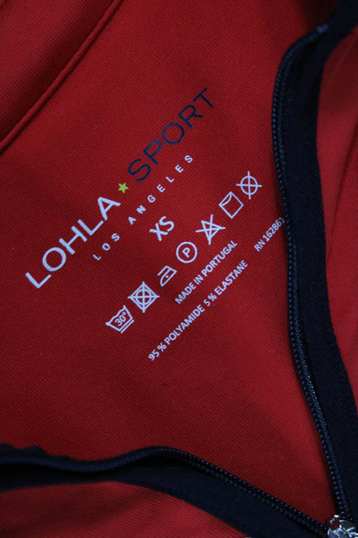 Lohla Sport Women Red V Neck Sleeveless Tank Size XS